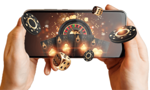 Two hands holding a mobile phone