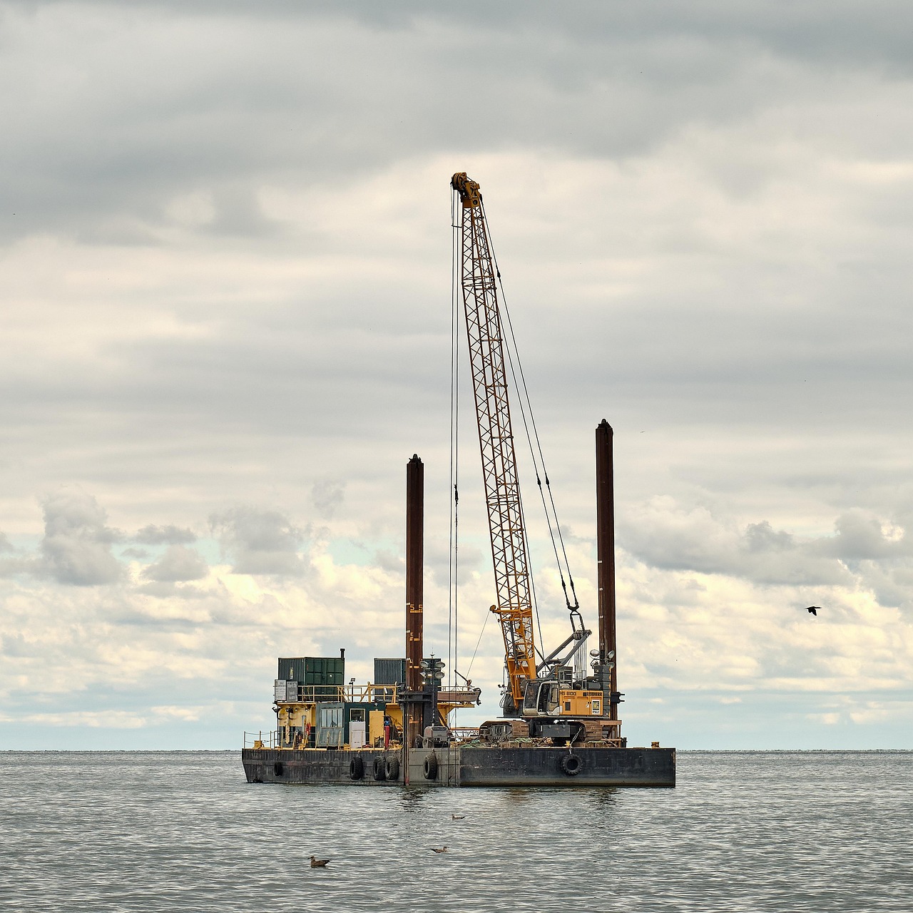 Dredging marina