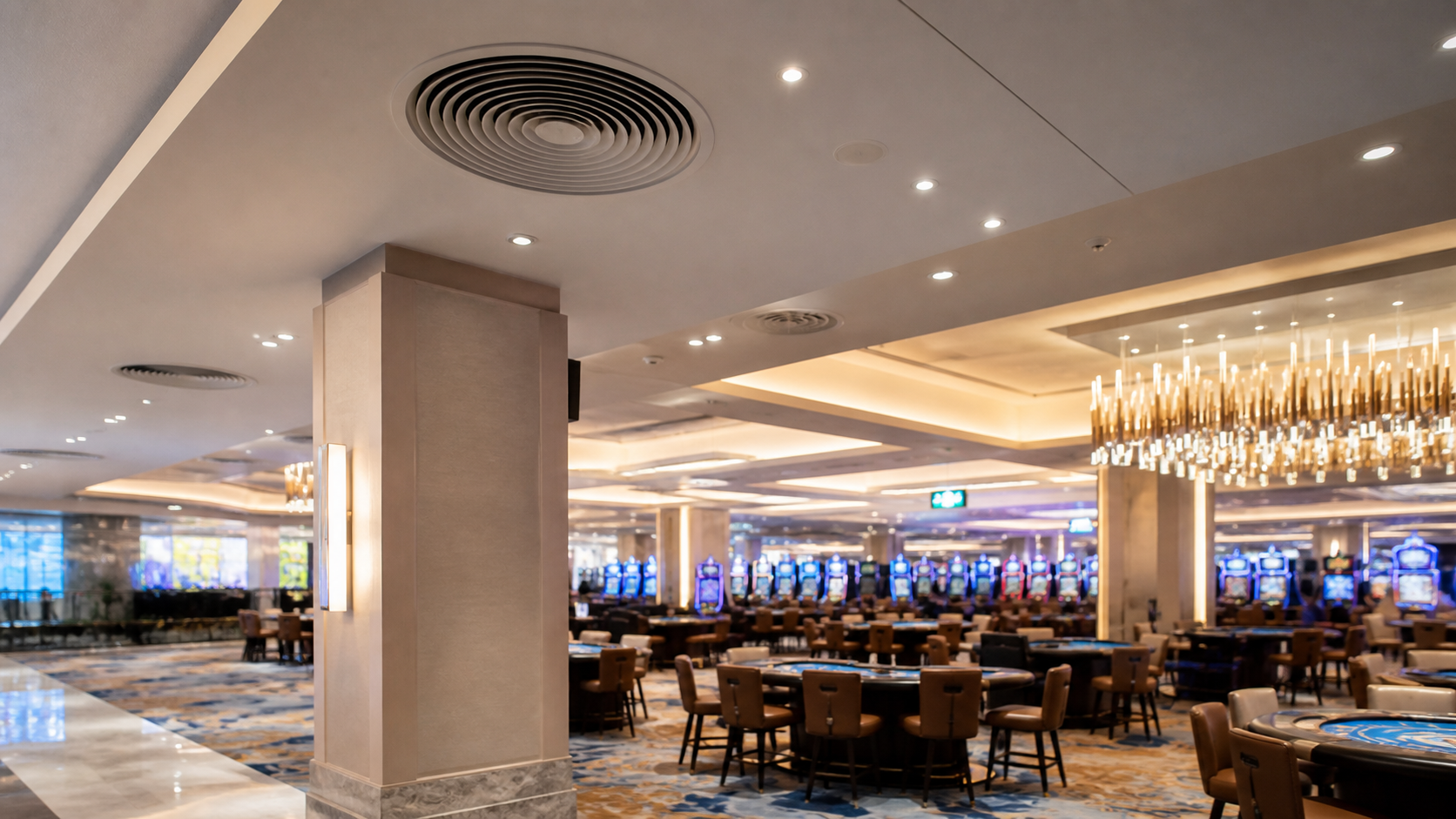 Clean-air smoke-free casino resort scene in Tampa
